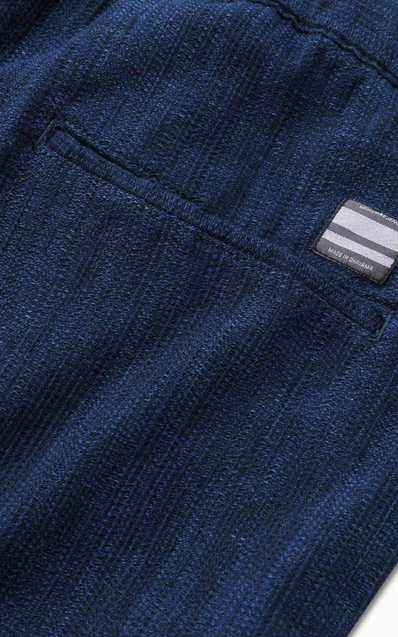 Momotaro Jeans MSP1020M31 Jacquard Shorts Indigo - Image 5