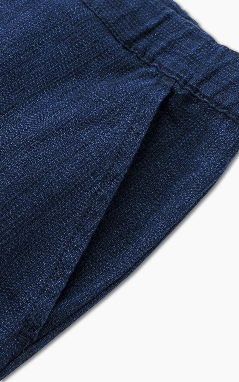 Momotaro Jeans MSP1020M31 Jacquard Shorts Indigo - Image 7
