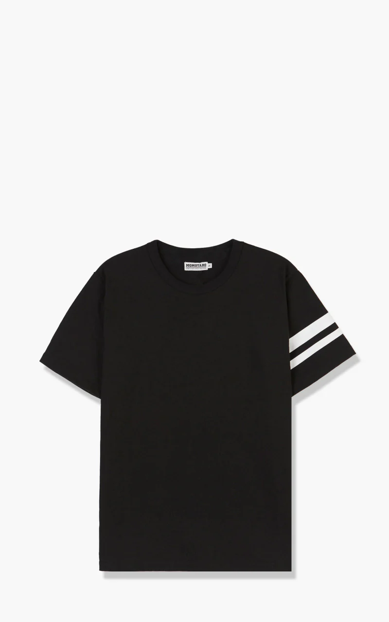 Momotaro Jeans MT002 Zimbabwe Cotton T-Shirt Black