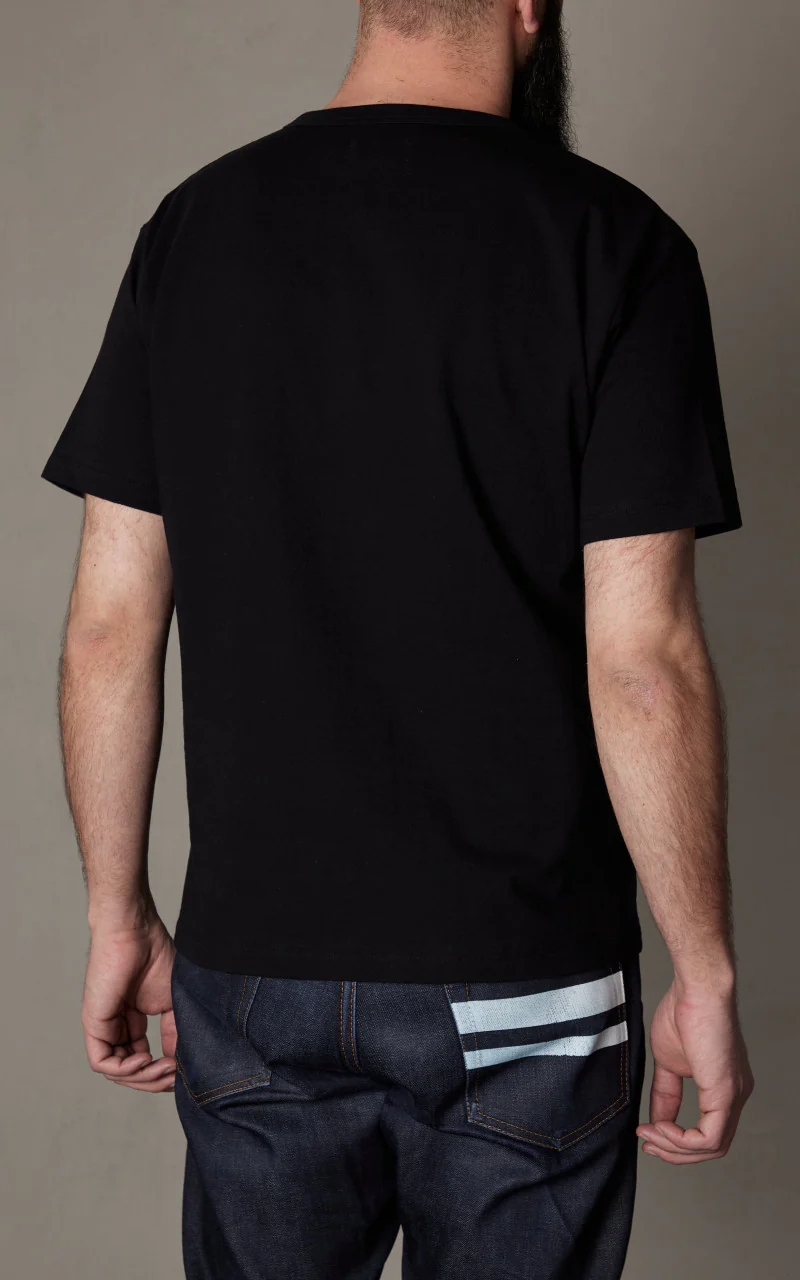 Momotaro Jeans MT003 GTB Denim Pocket T-Shirt 8.5oz - Image 5