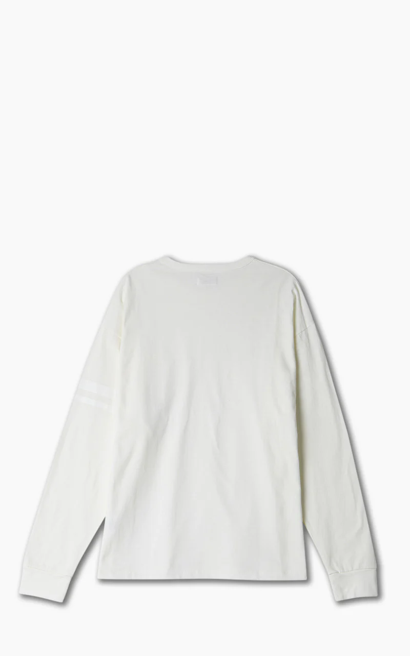 Momotaro Jeans MTS1010M31 Oversized Longsleeve T-Shirt White - Image 6