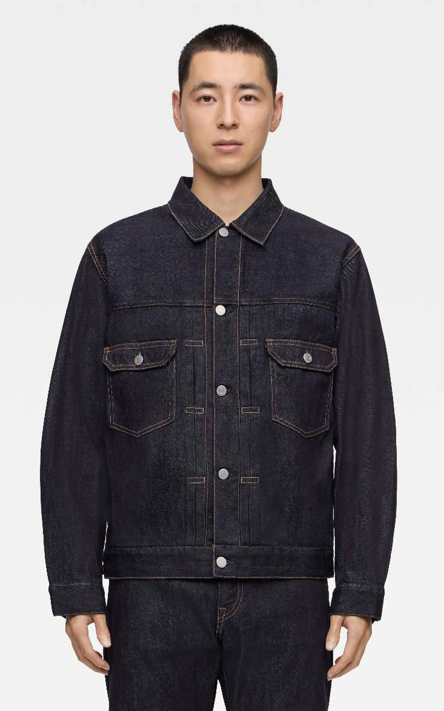 MOMOTARO JEANS MXGJ1008 #002 'Tokuno Blue' Type 2 Denim Jacket Indigo 11oz - Image 2