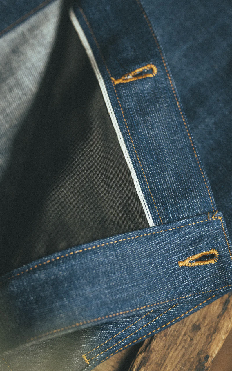Momotaro Jeans MXGJ1112 Selvedge Denim Jacket Natural Indigo 13.5oz - Image 13