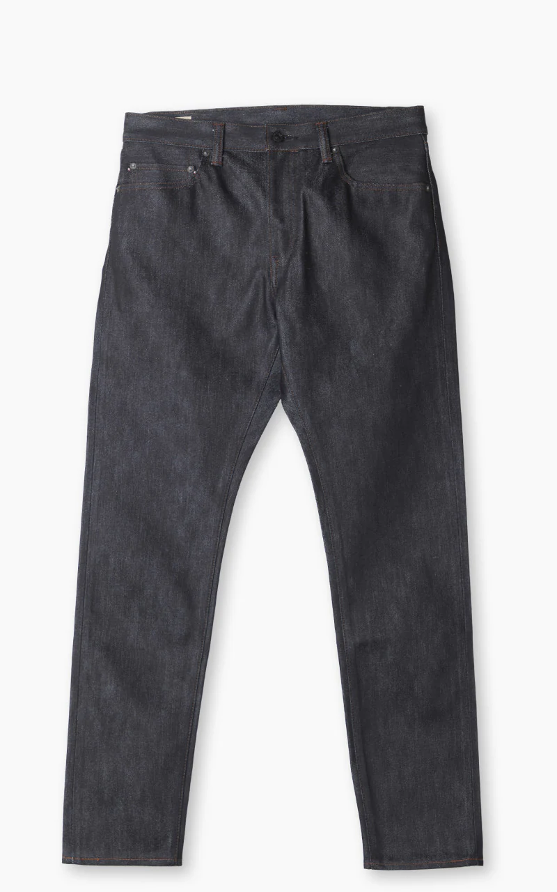 Momotaro Jeans MXJE1103 Silk Denim Narrow Tapered Indigo - Image 3