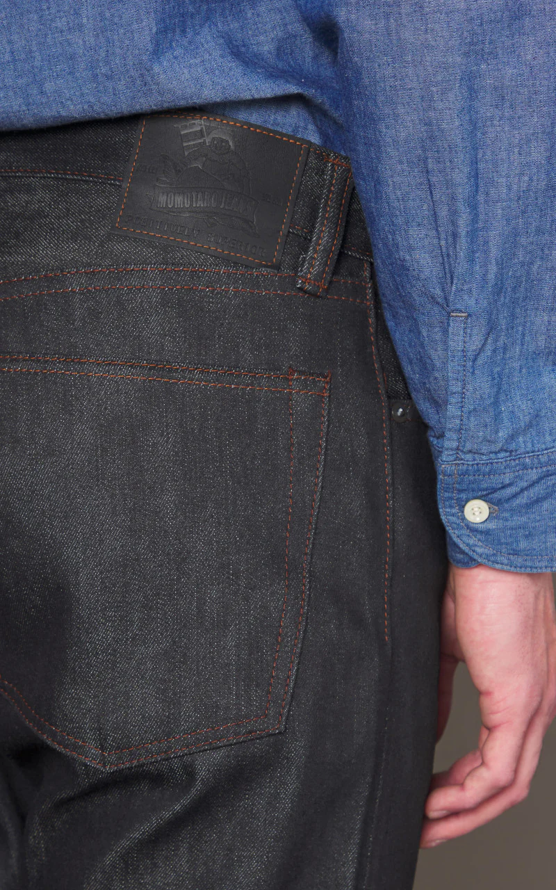 Momotaro Jeans MXJE1103 Silk Denim Narrow Tapered Indigo - Image 7