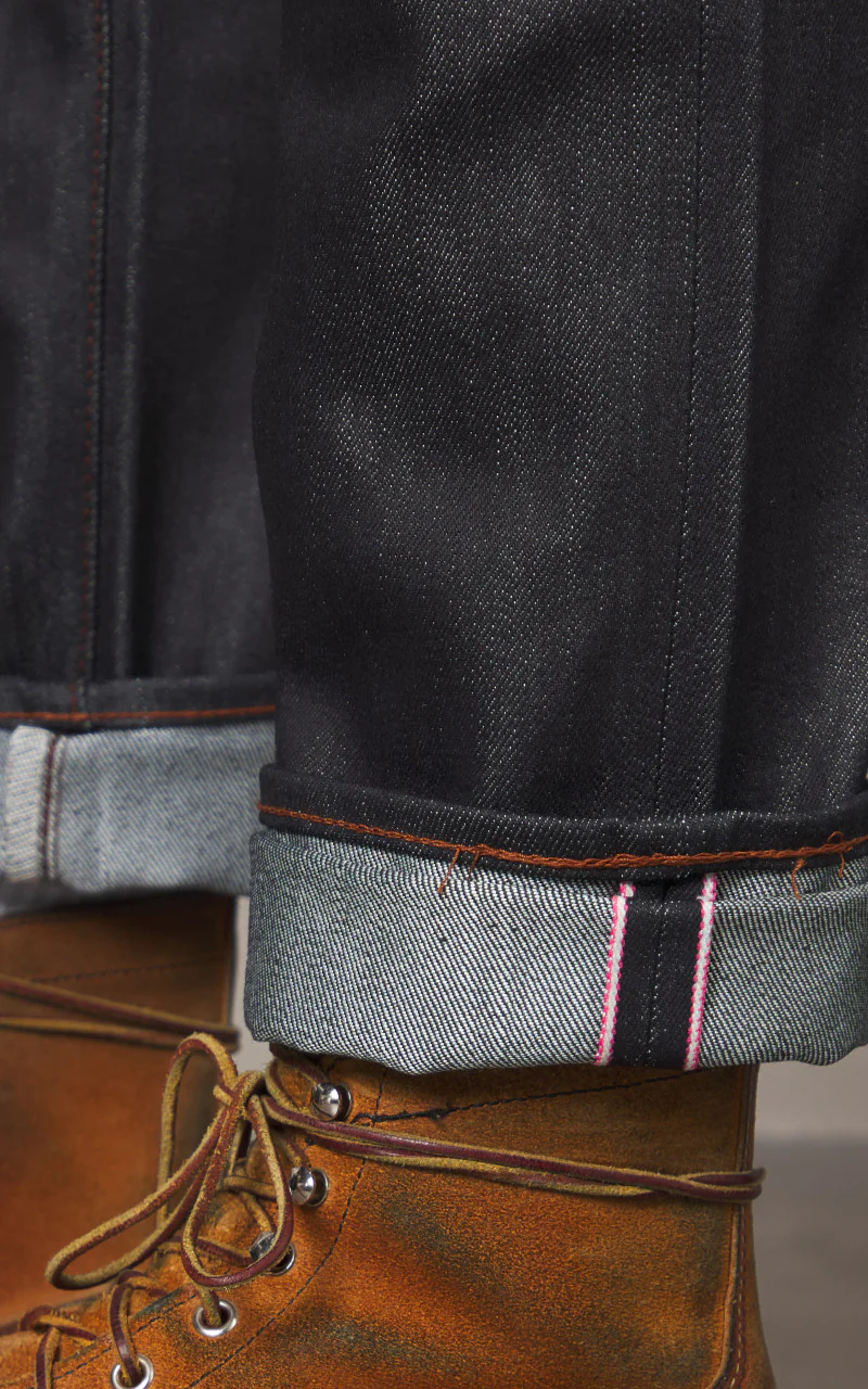 Momotaro Jeans MXJE1103 Silk Denim Narrow Tapered Indigo - Image 8