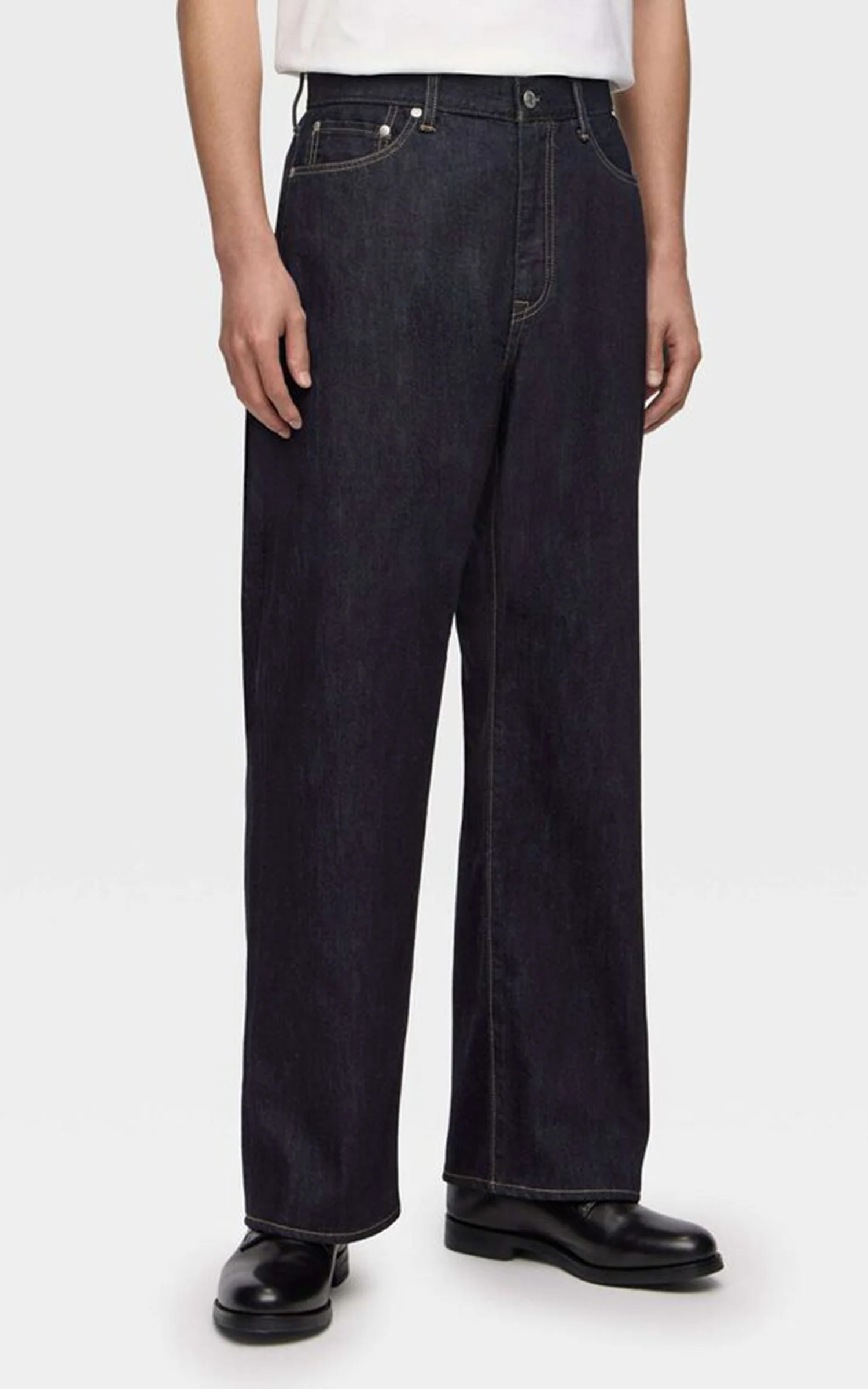 MOMOTARO JEANS MXJE1506 #400 Wide Denim Indigo 11oz - Image 7
