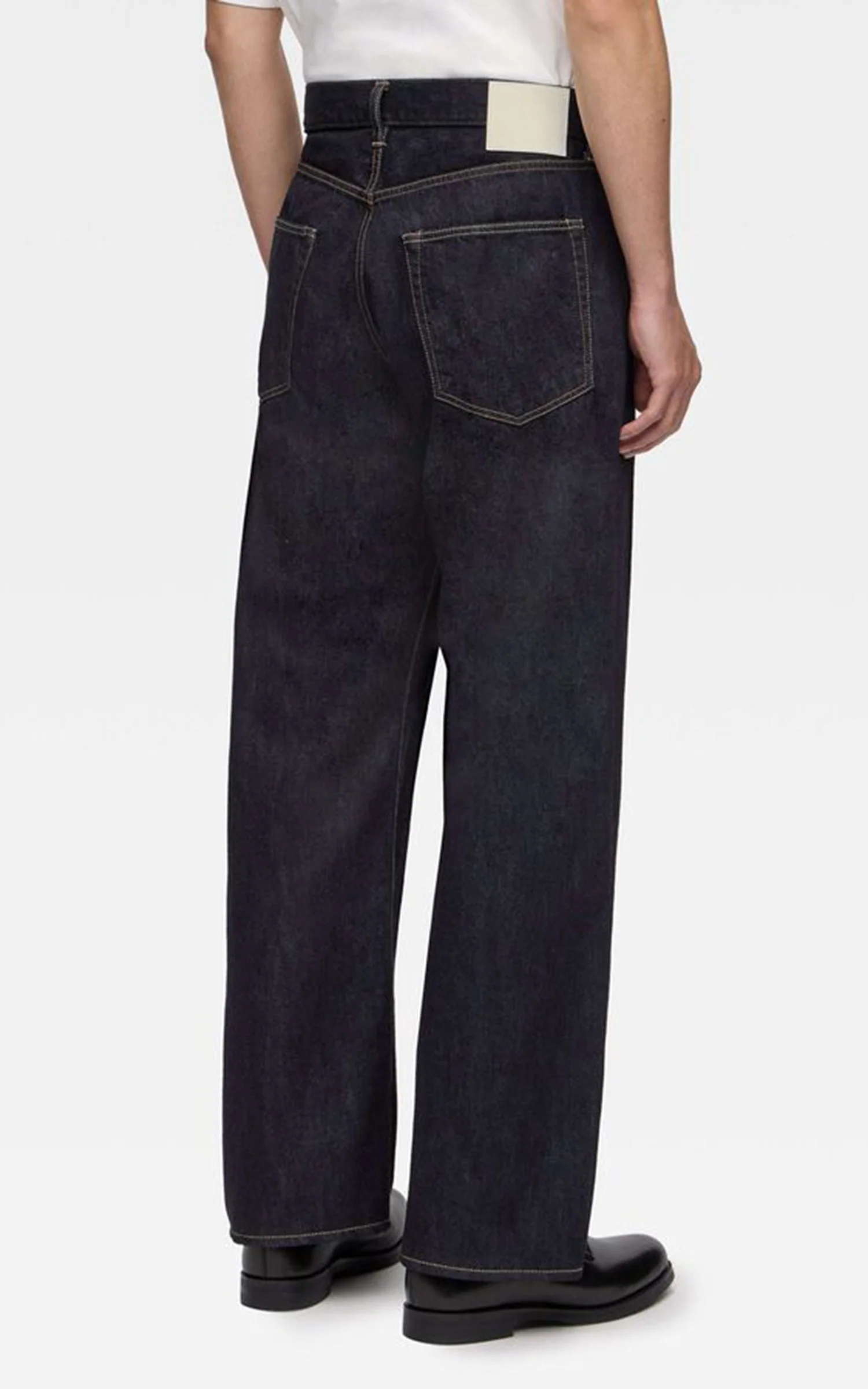 MOMOTARO JEANS MXJE1506 #400 Wide Denim Indigo 11oz - Image 9
