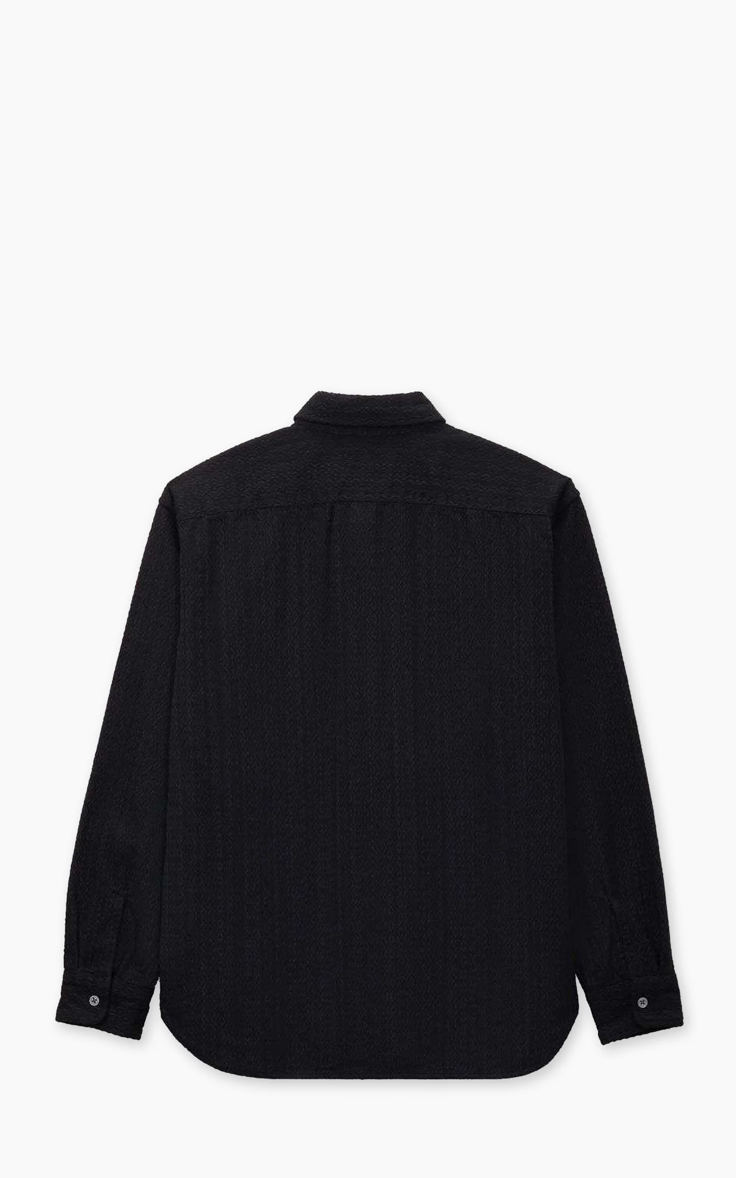 MOMOTARO JEANS MXLS1040 Sashiko Work Shirt Indigo - Image 4