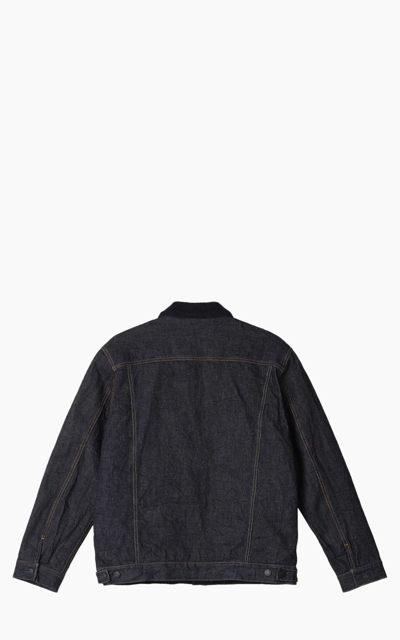 Momotaro Jeans MXOT1102 Selvedge Denim Boa Jacket 15.7oz - Image 3