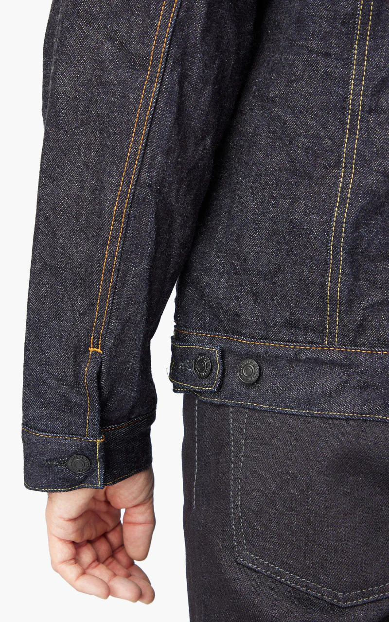 Momotaro Jeans MXOT1102 Selvedge Denim Boa Jacket 15.7oz - Image 7