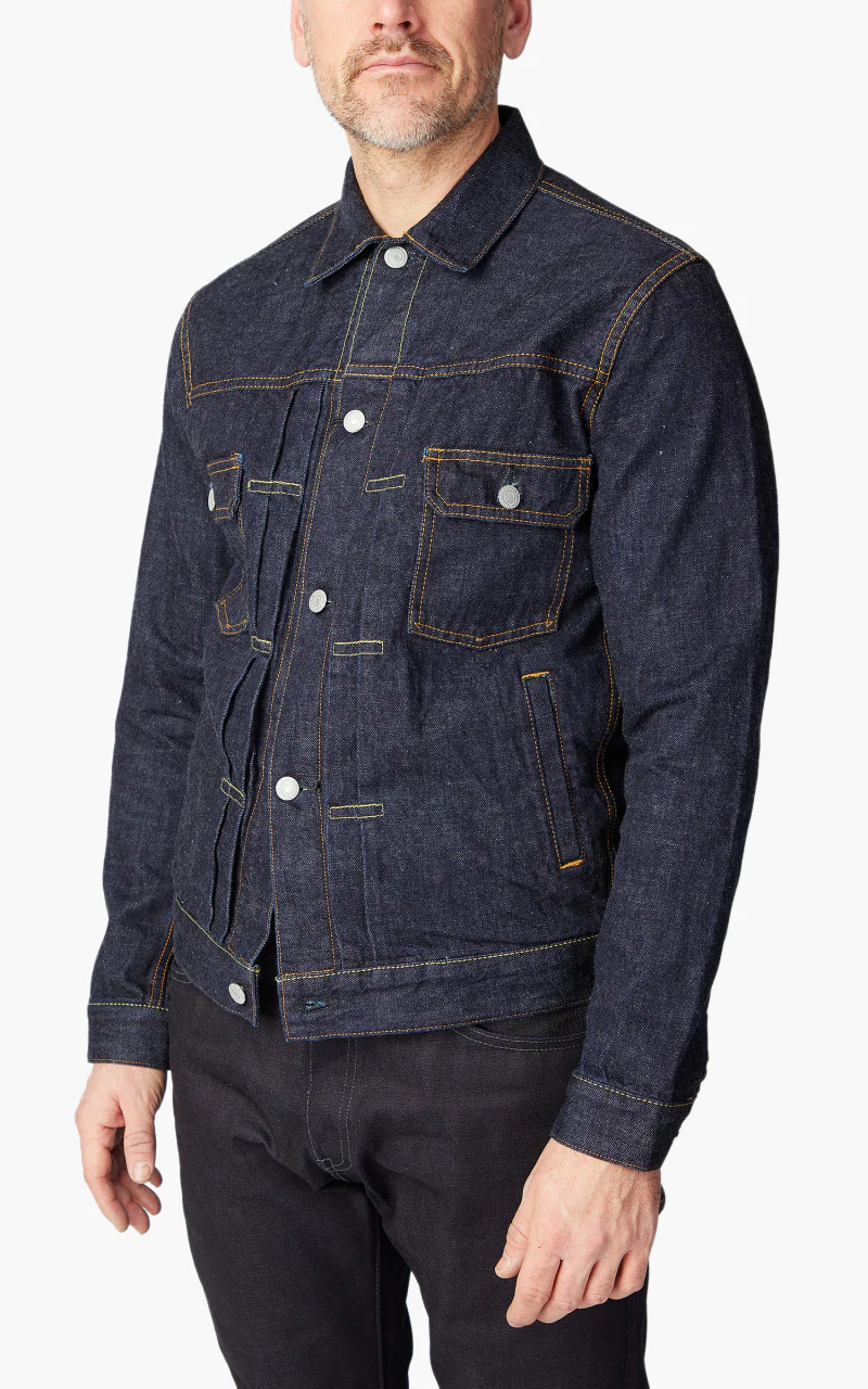 Momotaro Jeans MXOT1104 Zimbabwe Cotton Selvedge Denim Jacket 13oz - Image 4