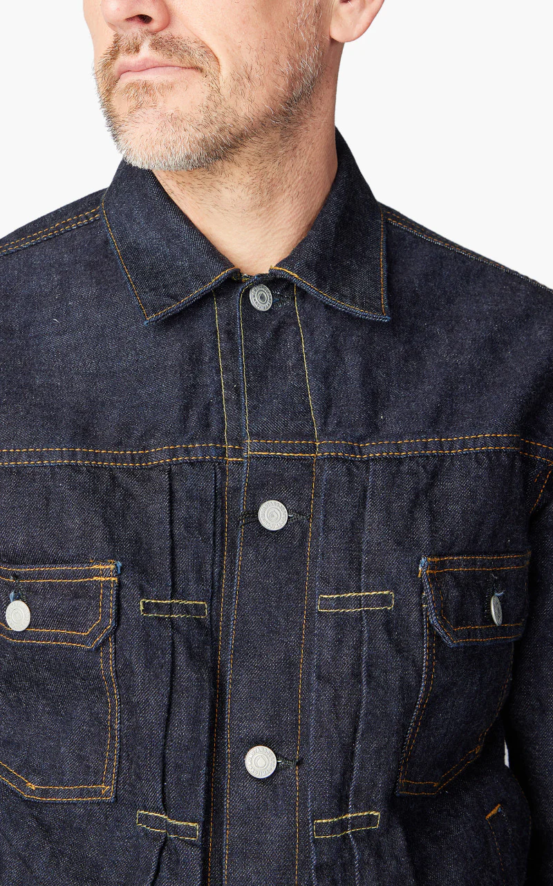 Momotaro Jeans MXOT1104 Zimbabwe Cotton Selvedge Denim Jacket 13oz - Image 5