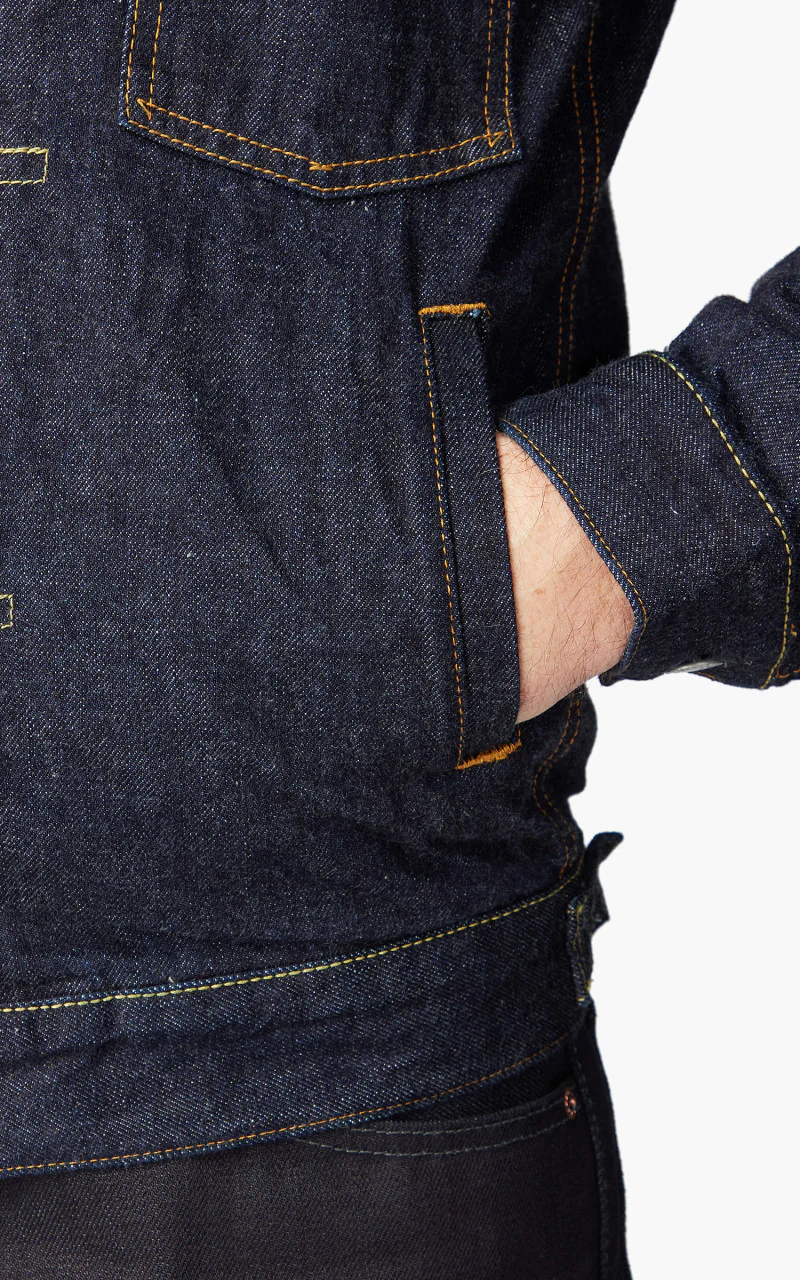 Momotaro Jeans MXOT1104 Zimbabwe Cotton Selvedge Denim Jacket 13oz - Image 6