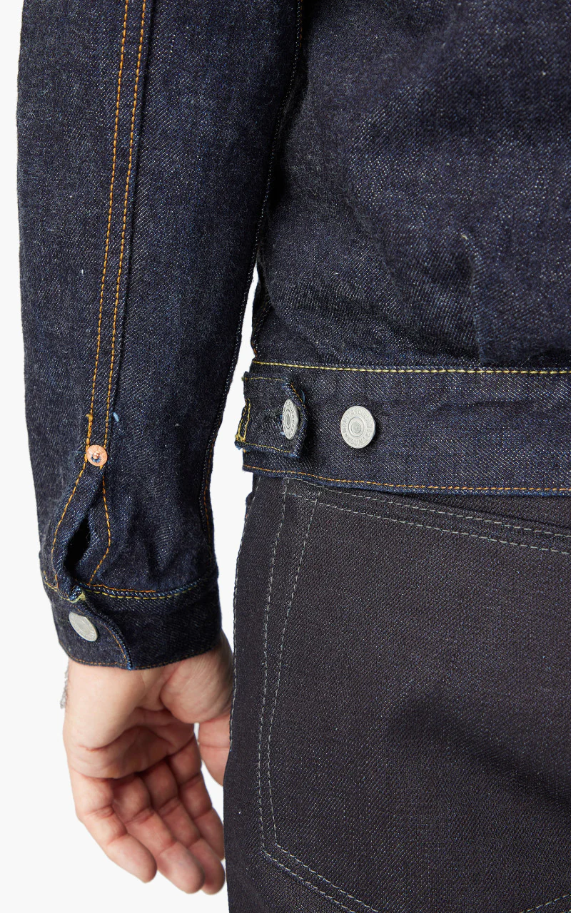Momotaro Jeans MXOT1104 Zimbabwe Cotton Selvedge Denim Jacket 13oz - Image 7