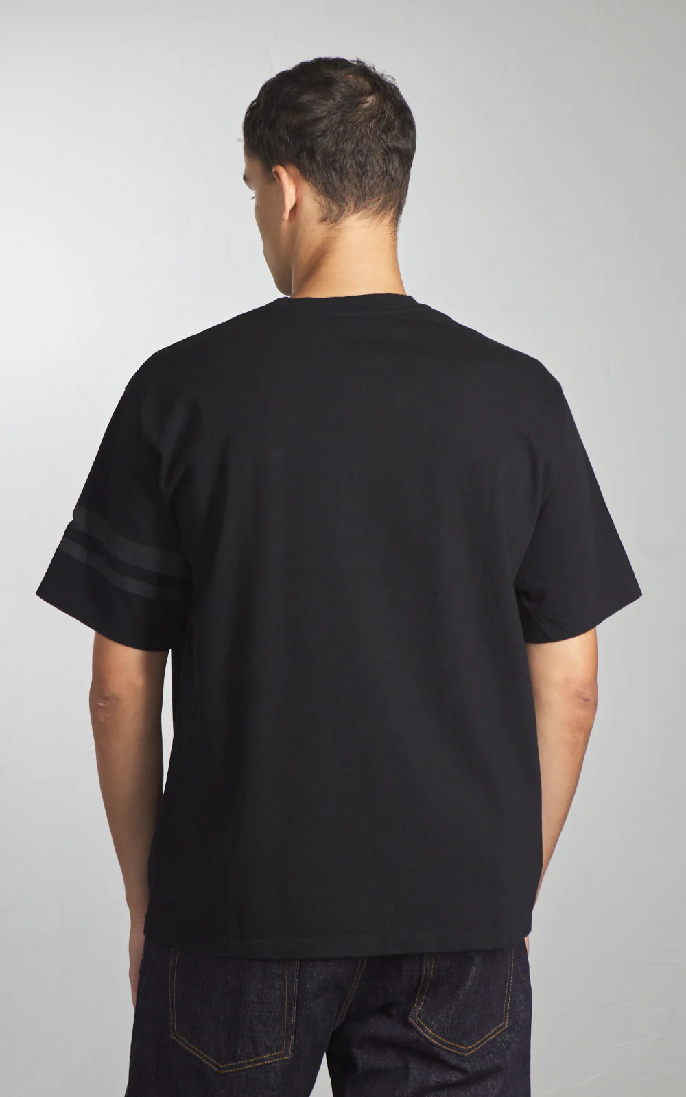 MOMOTARO JEANS MXTS1035 Heavy Ounce S/S T-Shirt Black 8.5oz - Image 8