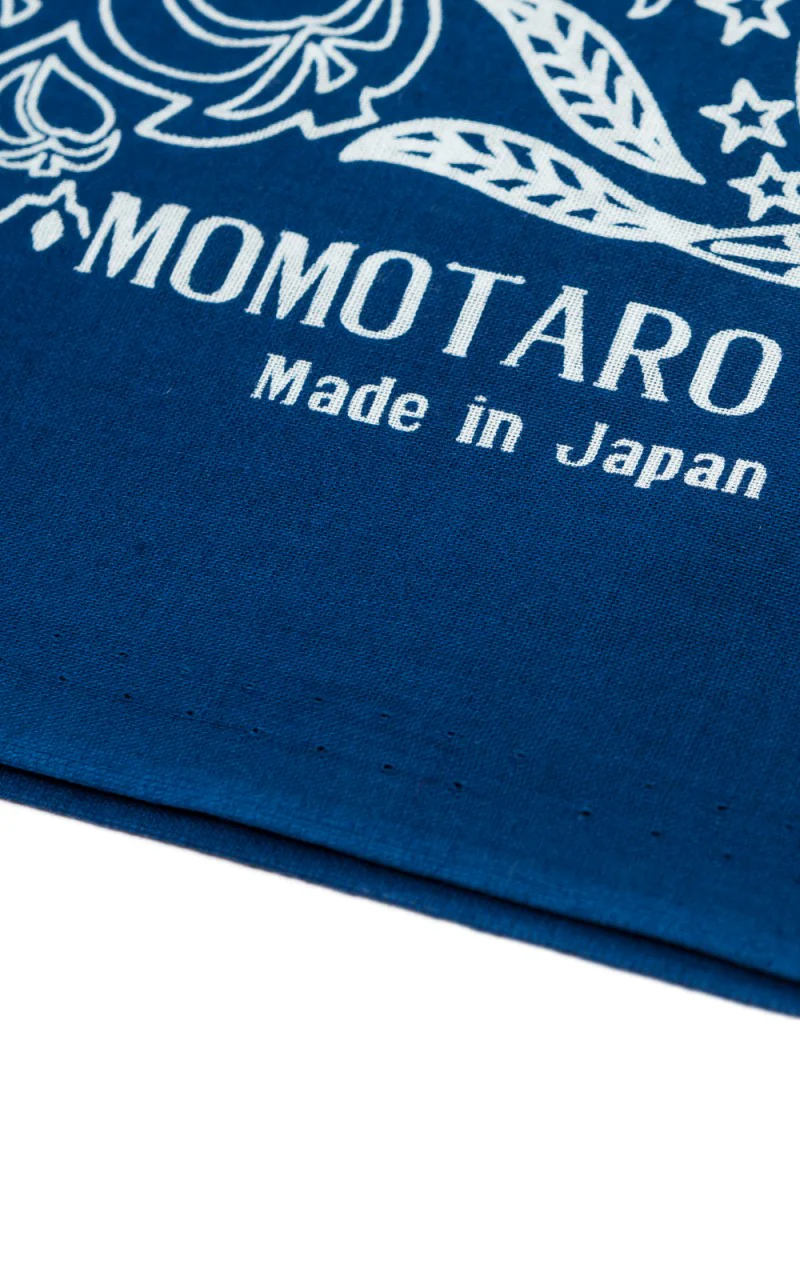 Momotaro Jeans Original Bandana Blue - Image 4