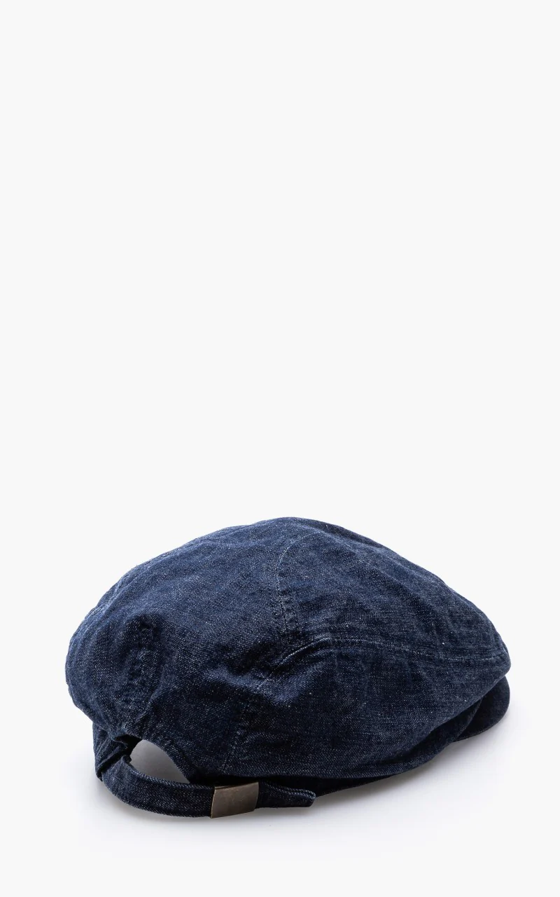 Momotaro Jeans SJ013 Denim Cap Indigo - Image 3