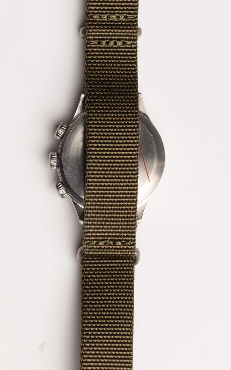 M.R.M.W. A-15 Vintage Military Watch Green Nylon Strap - Image 3