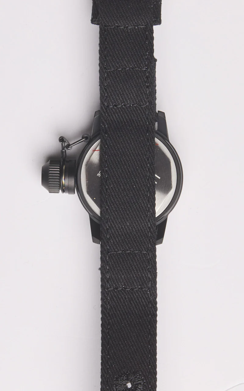 M.R.M.W. Buships Black Ops Military Watch Cotton Strap Black - Image 4