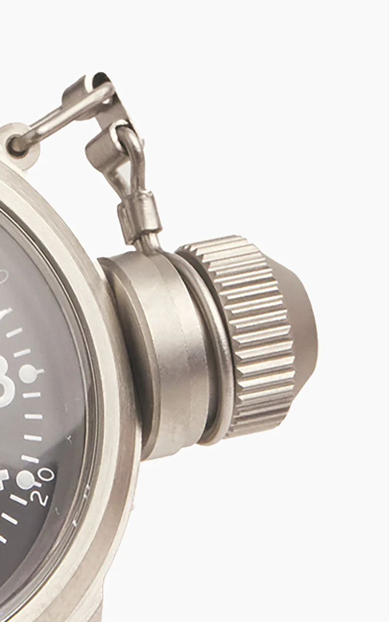 M.R.M.W. Buships Military Watch Leather Strap Black - Image 4