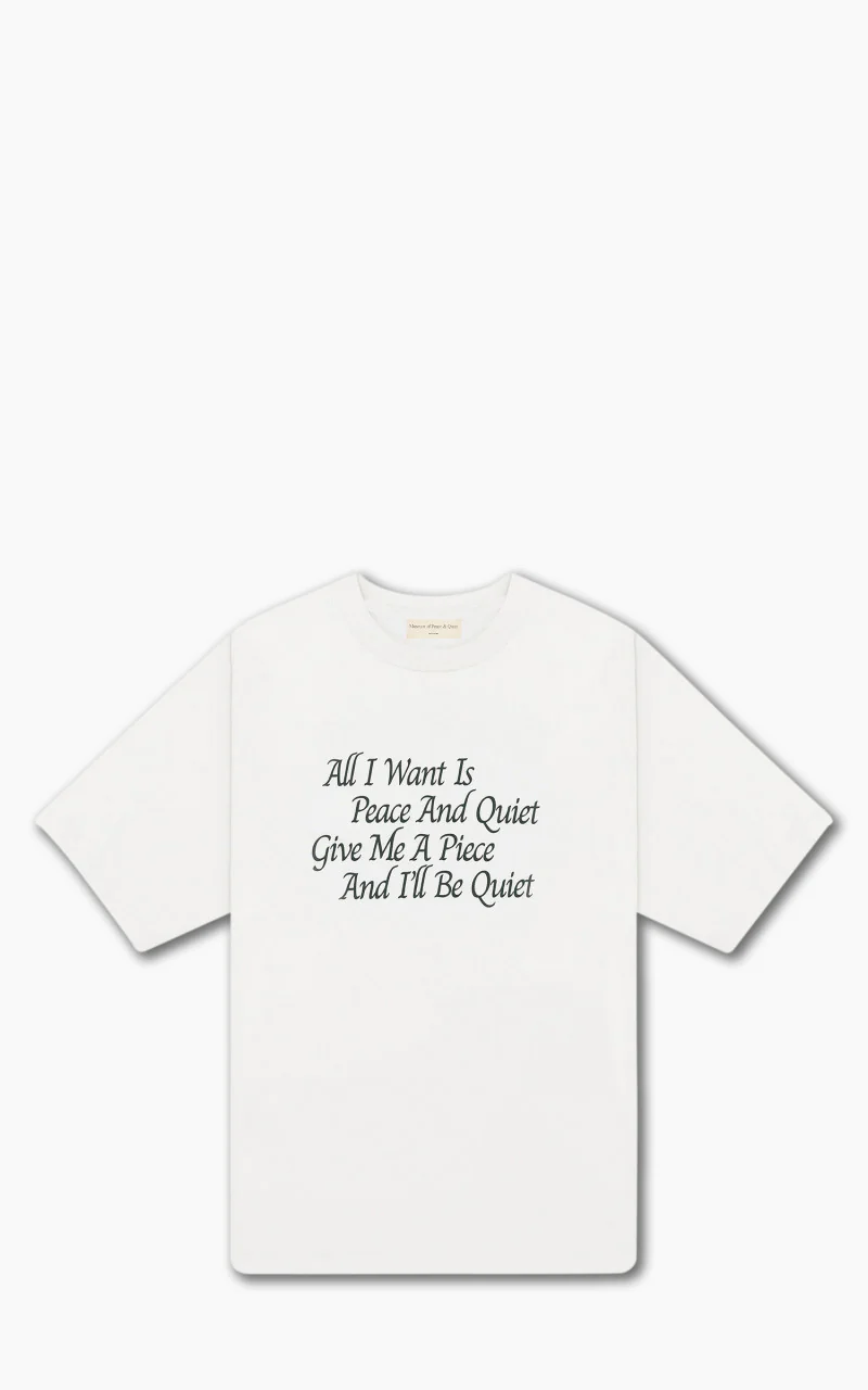 Museum of Peace & Quiet Haiku T-Shirt White