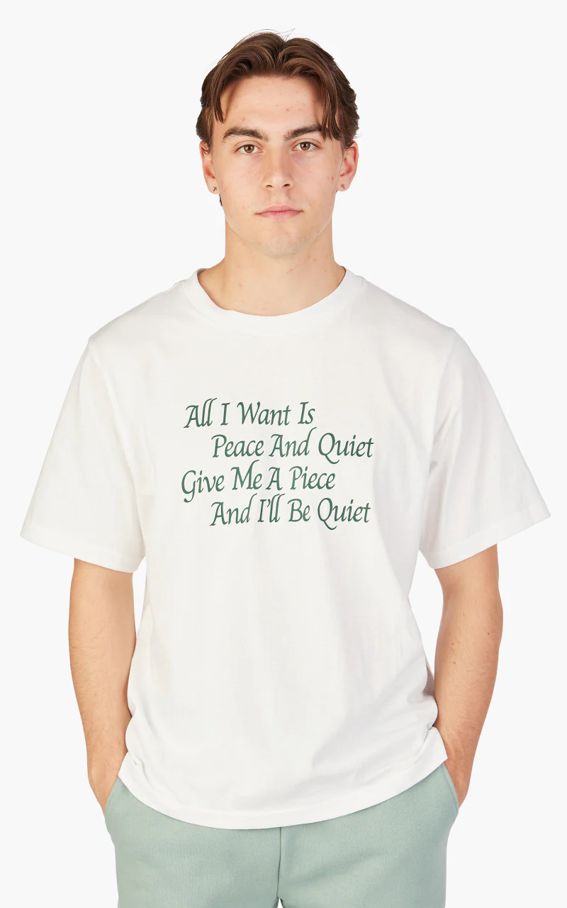 Museum of Peace & Quiet Haiku T-Shirt White - Image 3