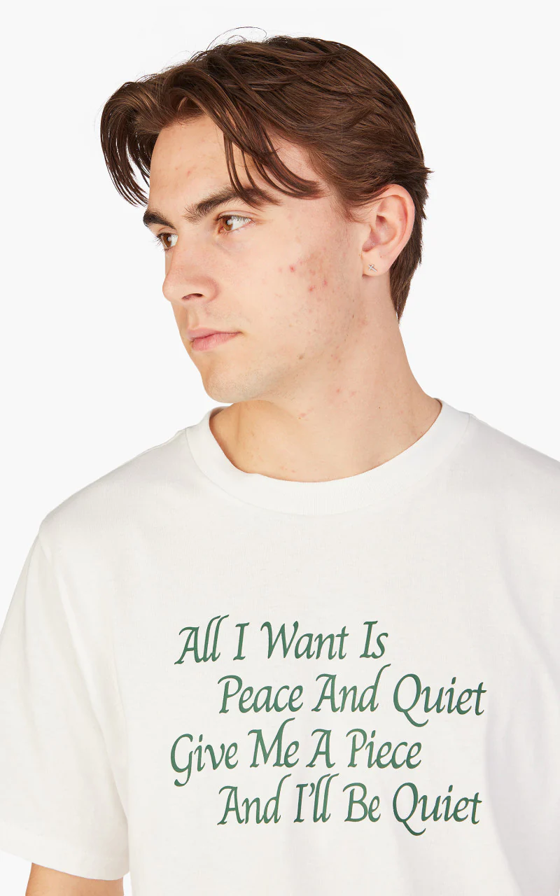 Museum of Peace & Quiet Haiku T-Shirt White - Image 4