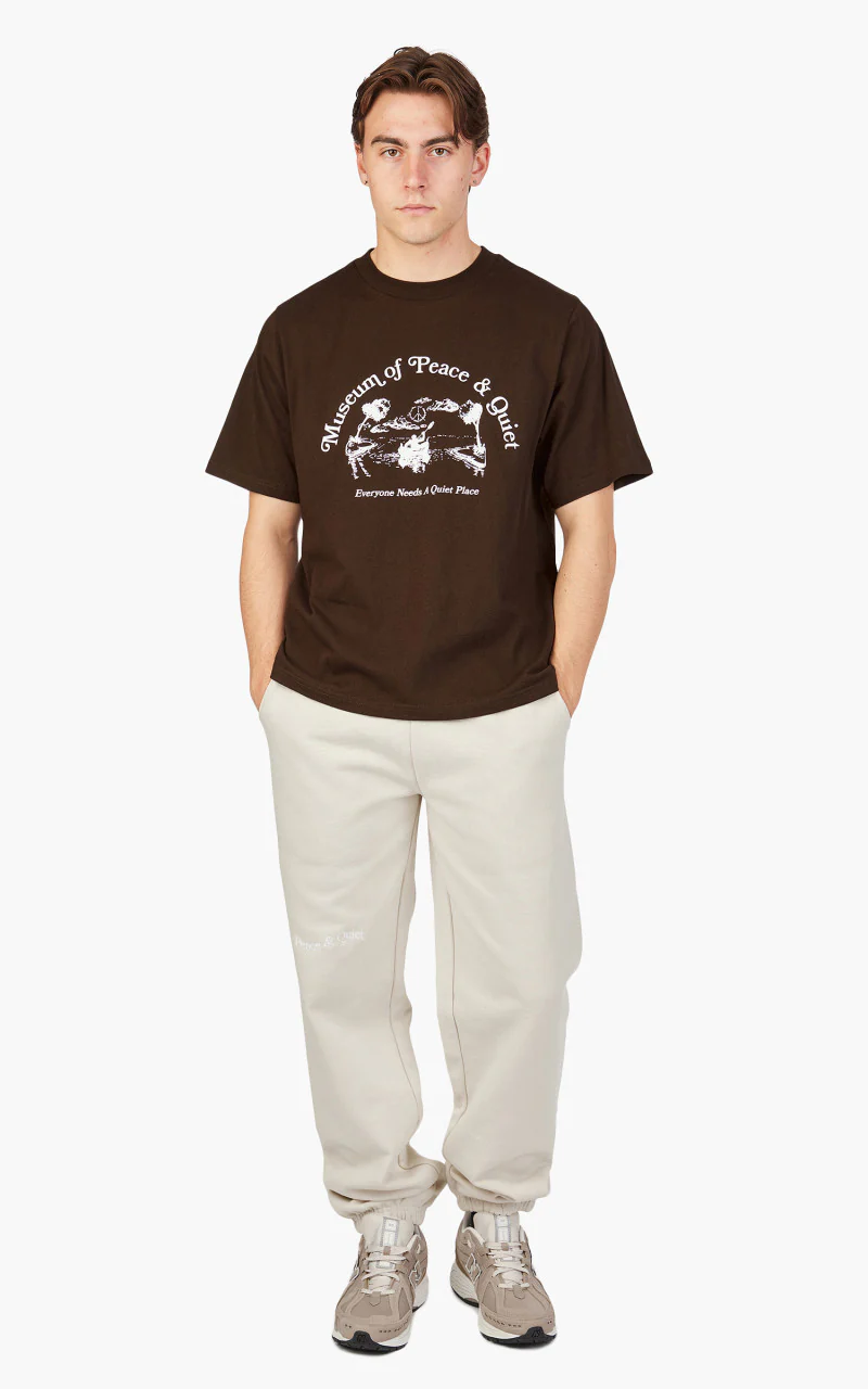 Museum of Peace & Quiet Quiet Place T-Shirt Brown - Image 2