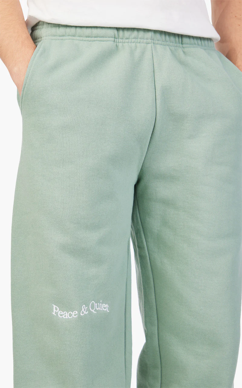 Museum of Peace & Quiet Wordmark Sweatpant Sage - Image 4