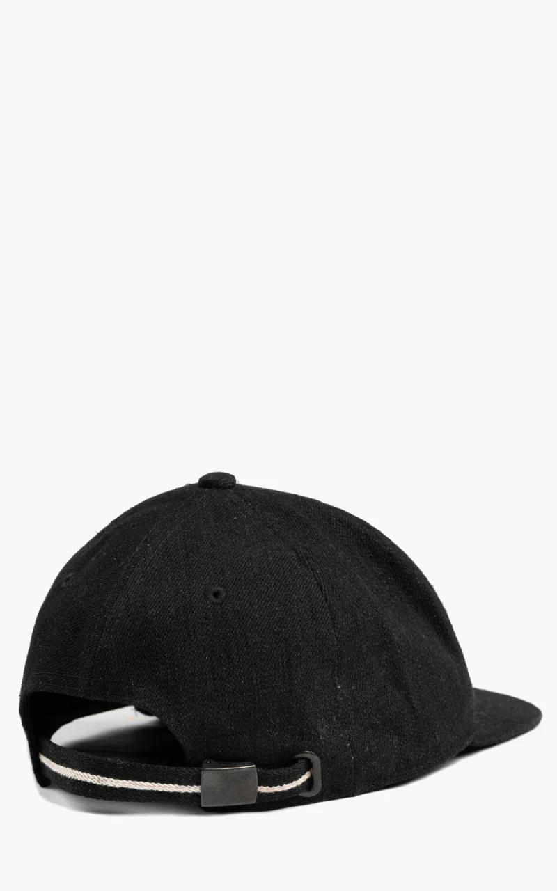 Naked & Famous Denim Baseball Cap Japan Heritage Selvedge Black - Image 2