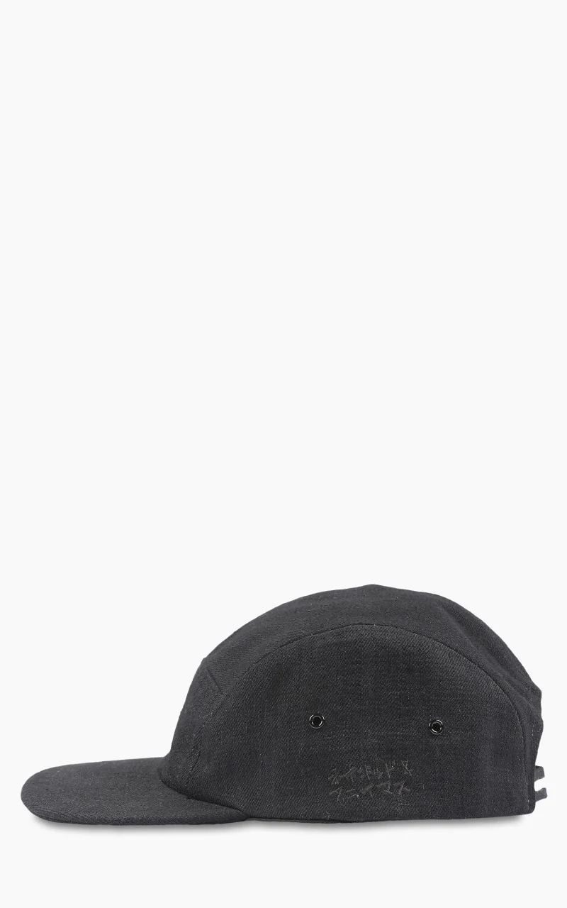 Naked & Famous Denim Classic Cap Japan Heritage Black - Image 3