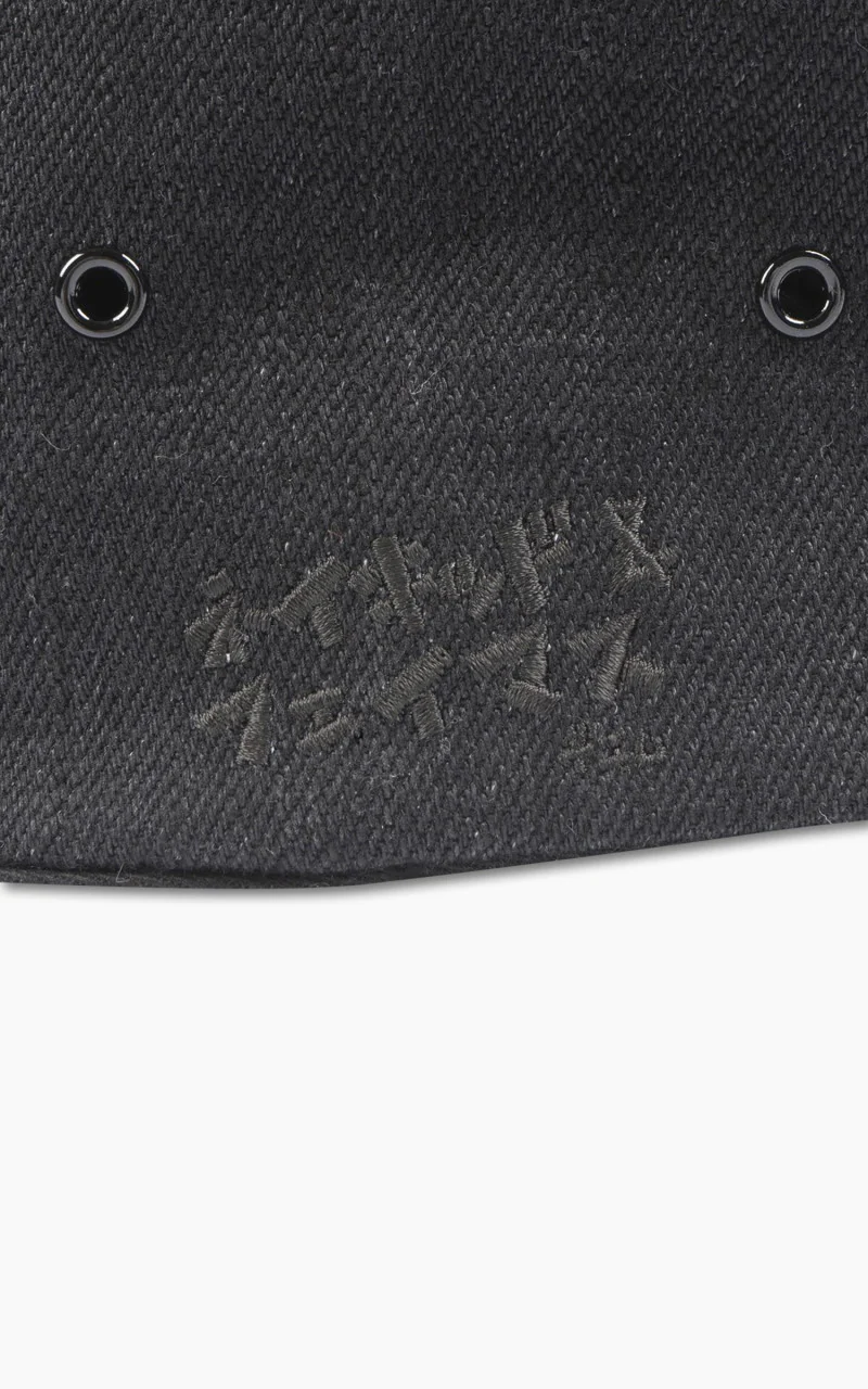 Naked & Famous Denim Classic Cap Japan Heritage Black - Image 4