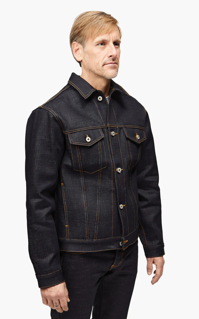 Naked & Famous Denim Denim Jacket Elephant 11 Grandrelle - Image 4