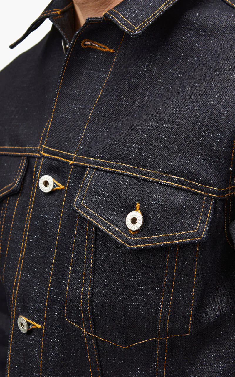 Naked & Famous Denim Denim Jacket Elephant 11 Grandrelle - Image 6