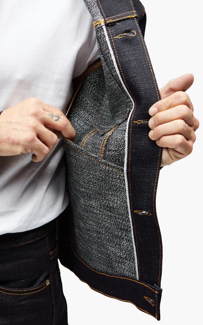 Naked & Famous Denim Denim Jacket Elephant 11 Grandrelle - Image 7
