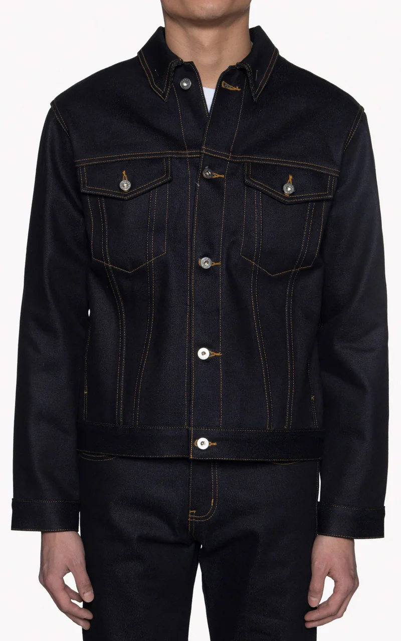 Naked & Famous Denim Denim Jacket Elephant X S Indigo - Image 2