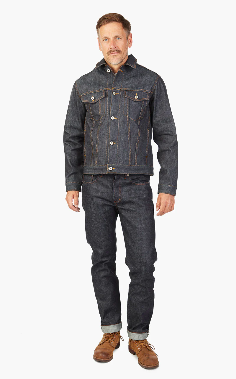 Naked & Famous Denim Denim Jacket Left Hand Twill Selvedge 13.75oz - Image 2