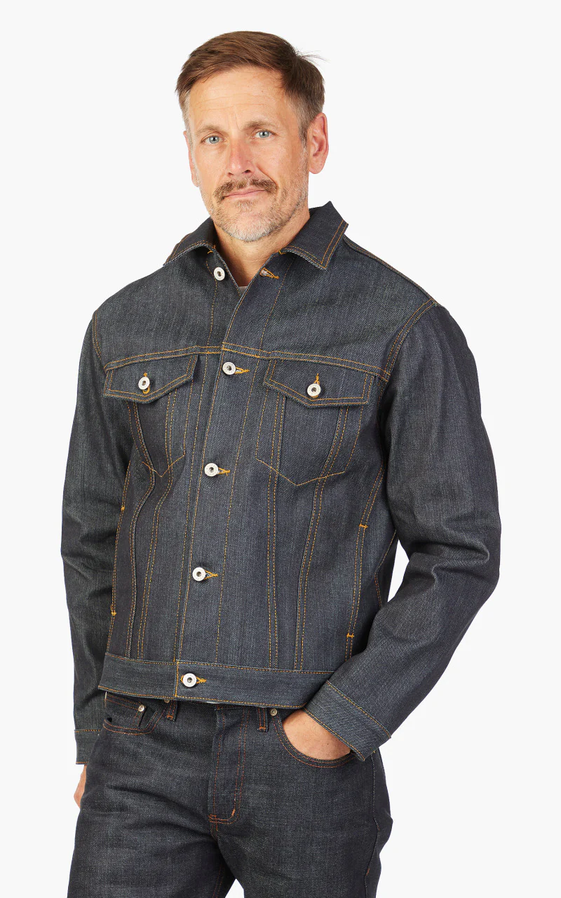 Naked & Famous Denim Denim Jacket Left Hand Twill Selvedge 13.75oz - Image 4