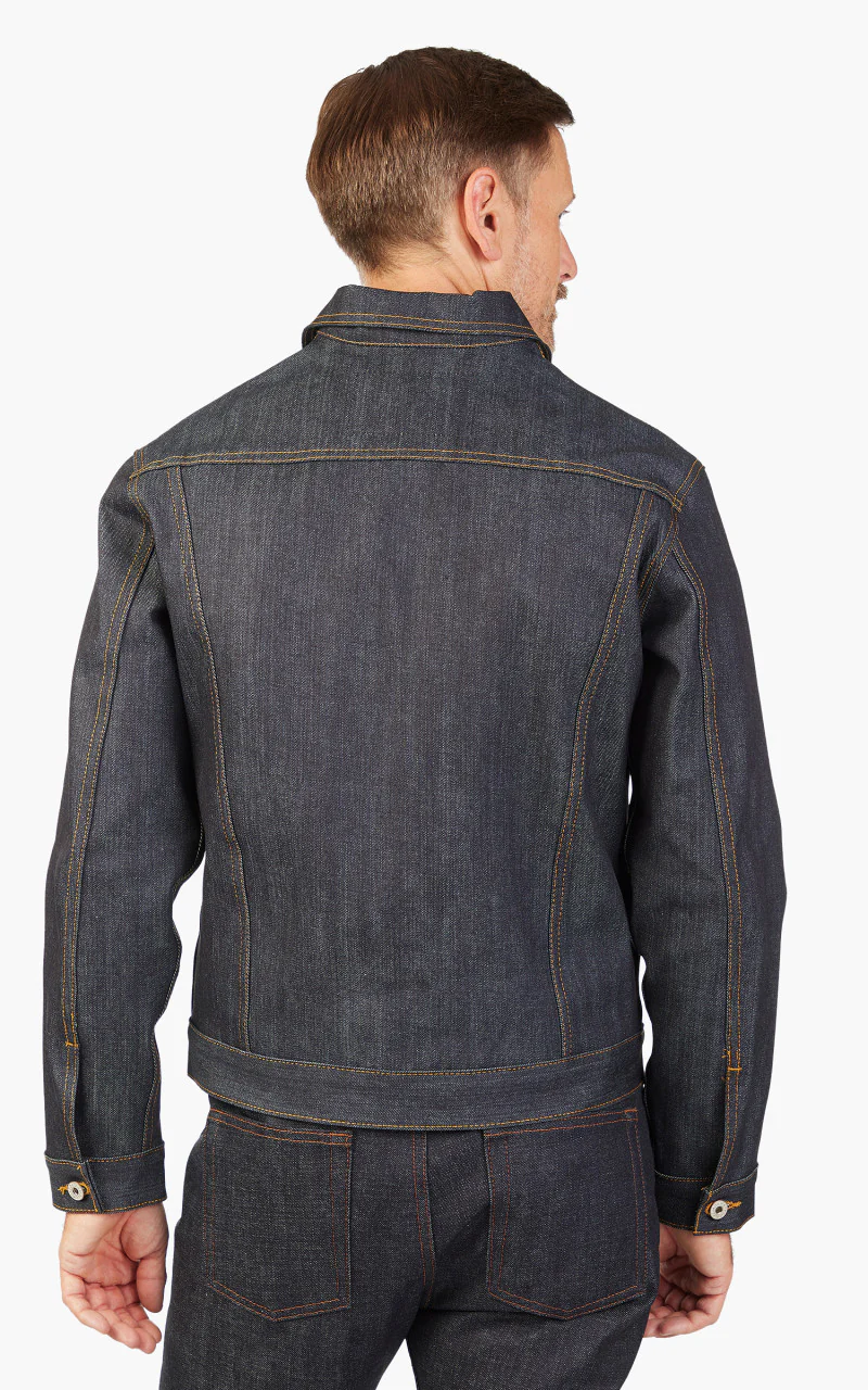 Naked & Famous Denim Denim Jacket Left Hand Twill Selvedge 13.75oz - Image 6