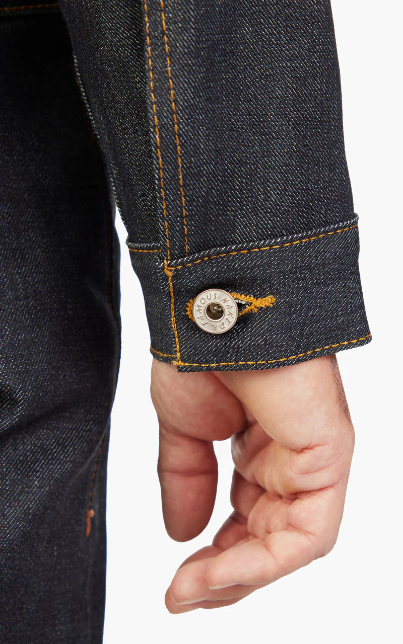 Naked & Famous Denim Denim Jacket Left Hand Twill Selvedge 13.75oz - Image 9