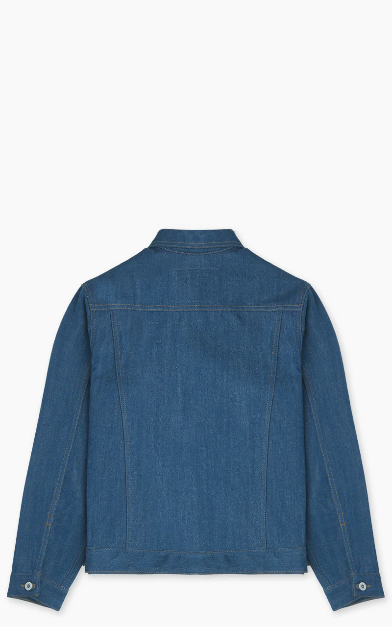 Naked & Famous Denim Denim Jacket Oceans Edge Selvedge Blue 13oz - Image 2