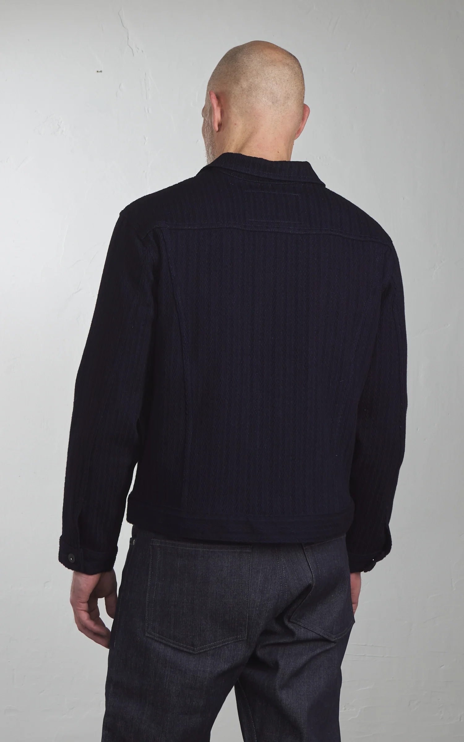 Naked & Famous Denim Denim Jacket Sugiaya Indigo - Image 4