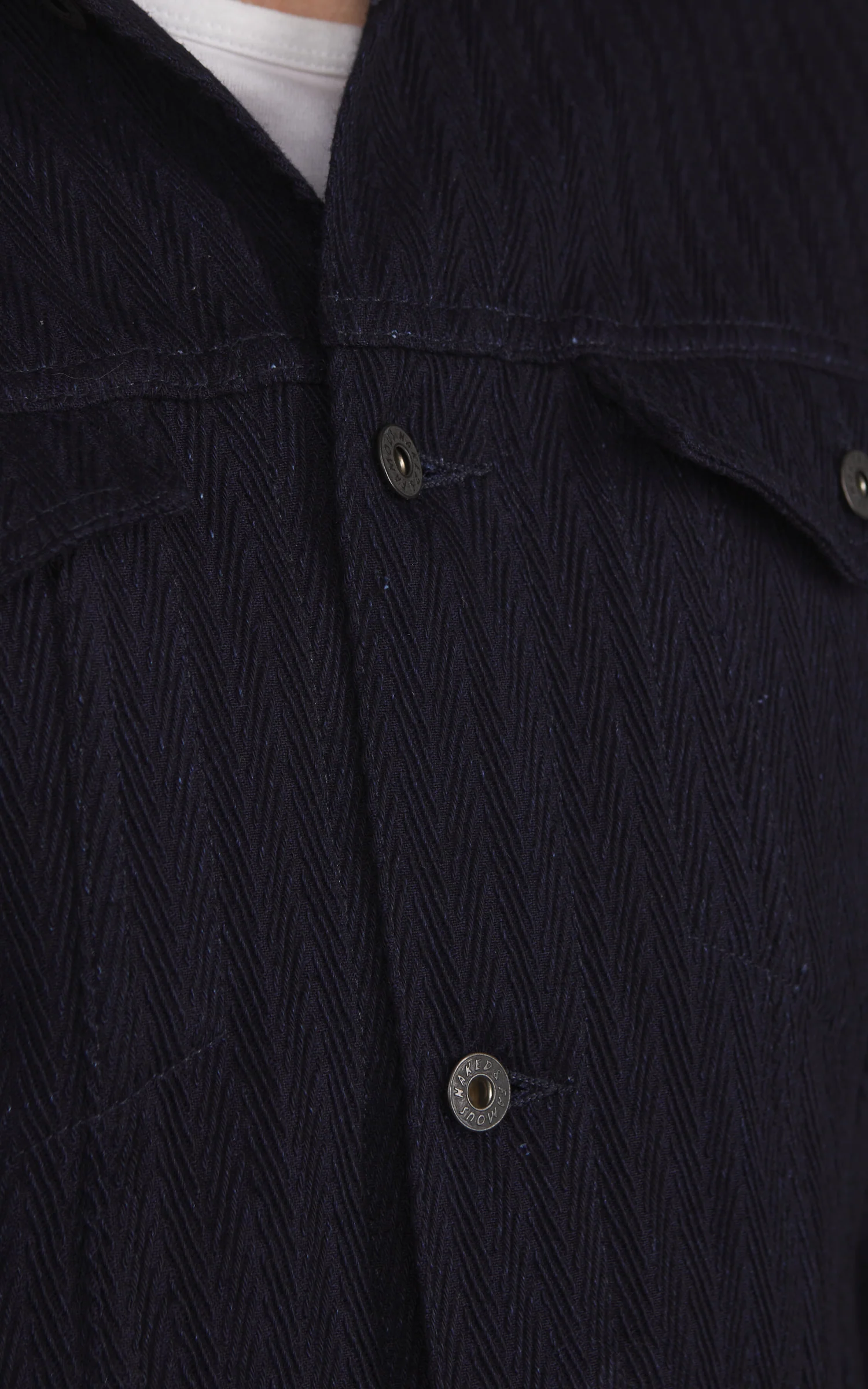 Naked & Famous Denim Denim Jacket Sugiaya Indigo - Image 5