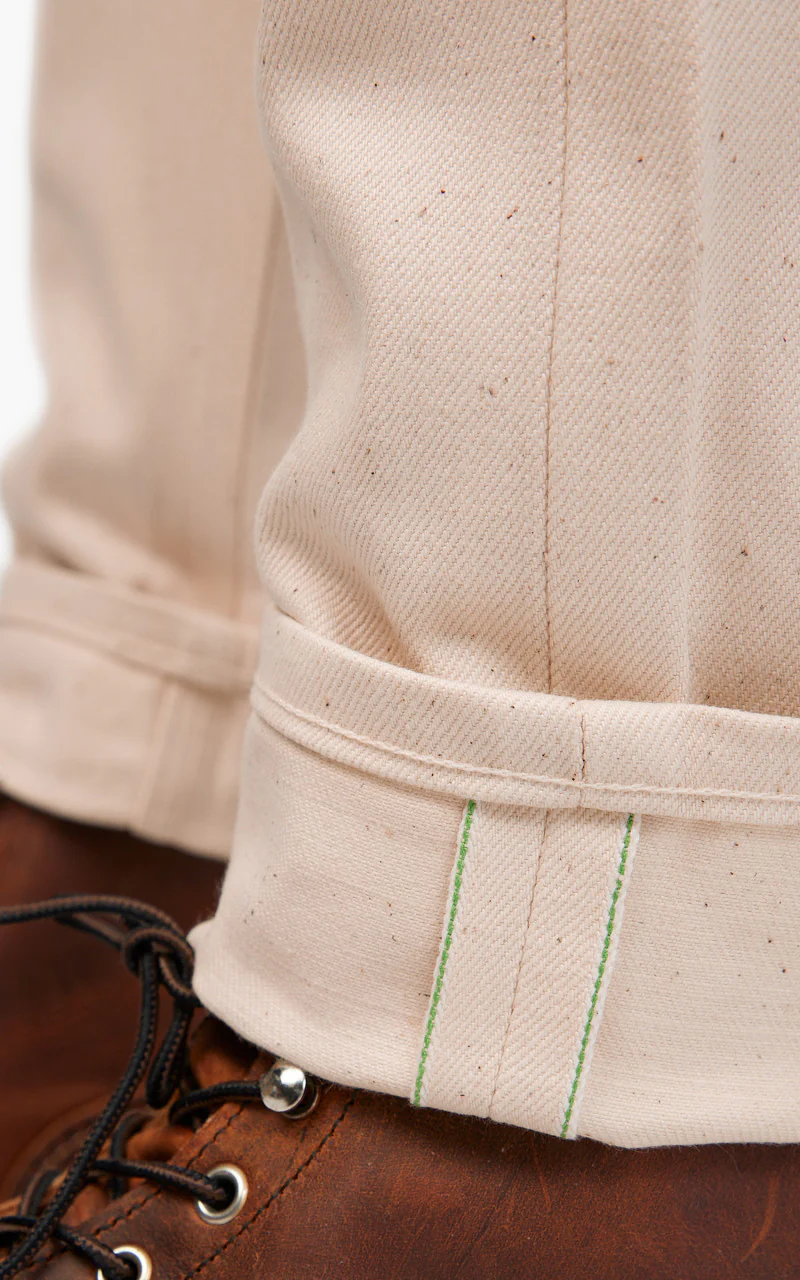 Naked & Famous Denim Easy Guy All Natural Organic Cotton Ecru - Image 7