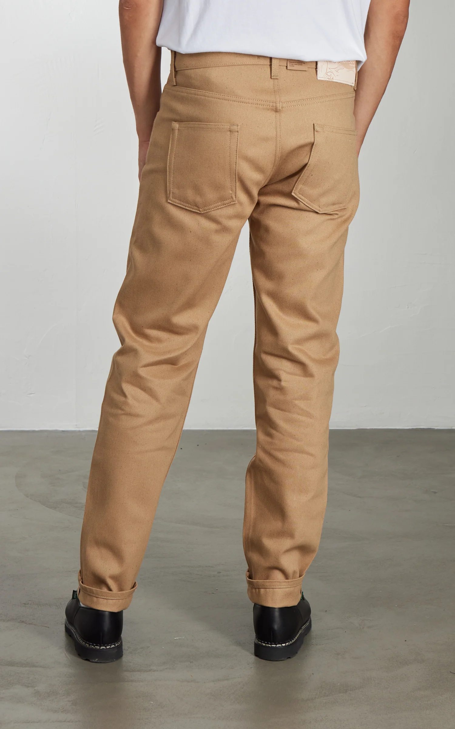 Naked & Famous Denim Easy Guy Brown Fox Selvedge Brown 13oz - Image 4