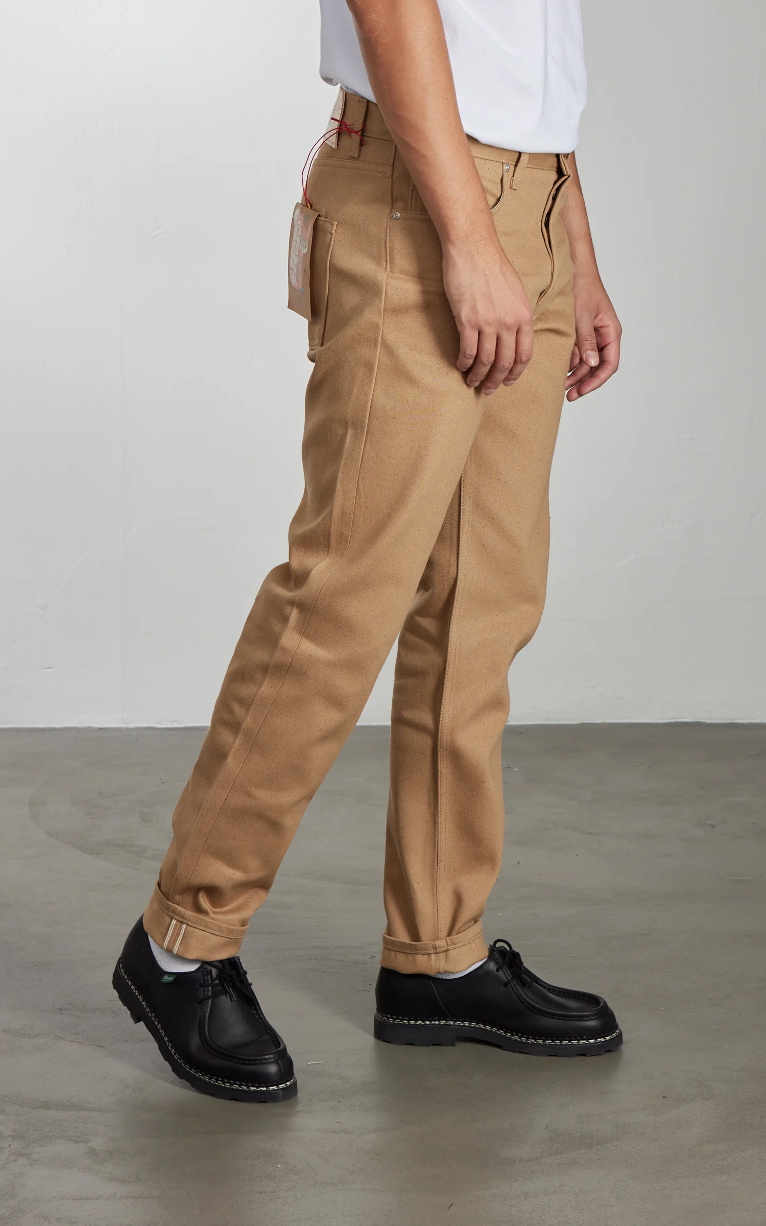 Naked & Famous Denim Easy Guy Brown Fox Selvedge Brown 13oz - Image 5