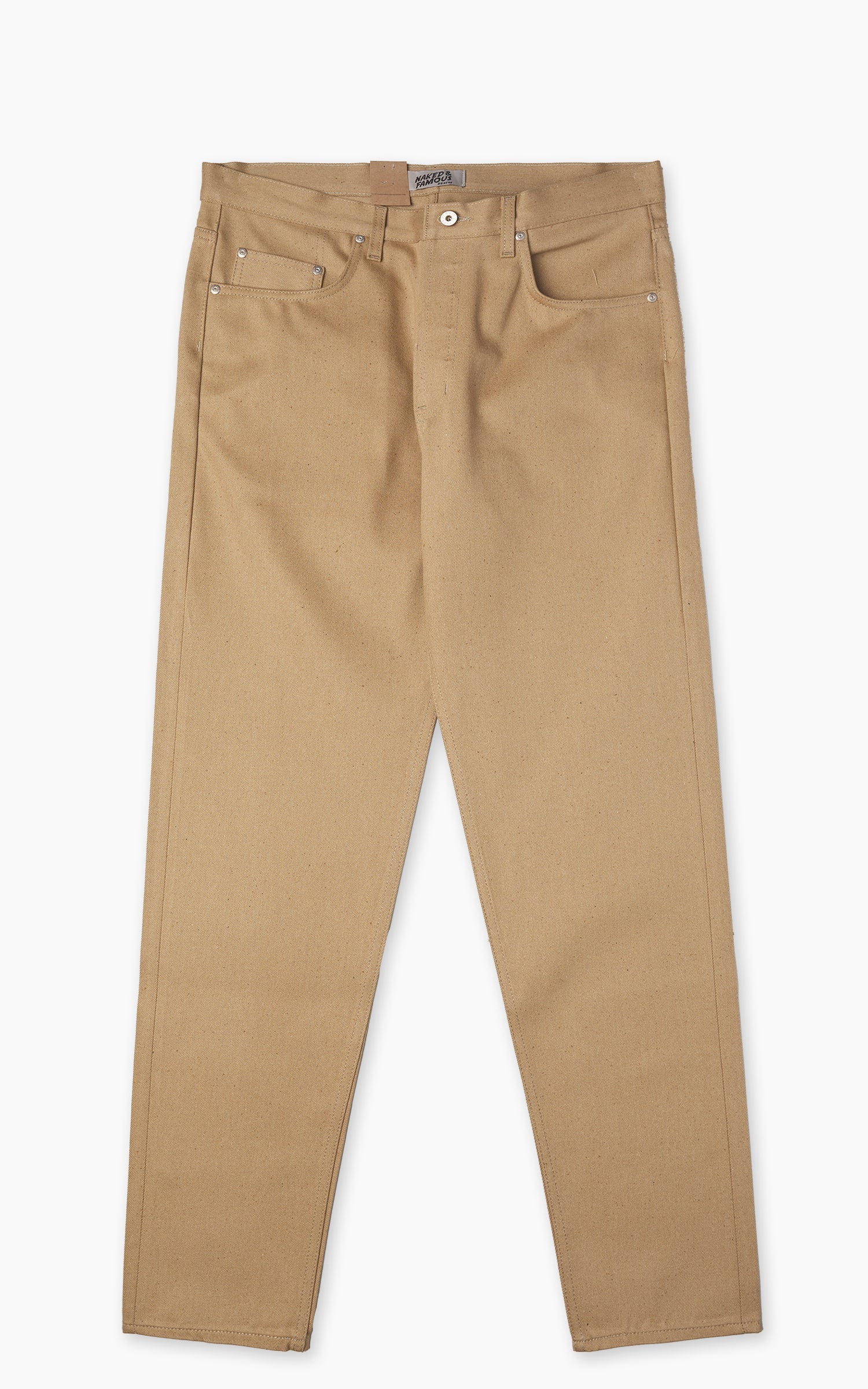 Naked & Famous Denim Easy Guy Brown Fox Selvedge Brown 13oz - Image 6