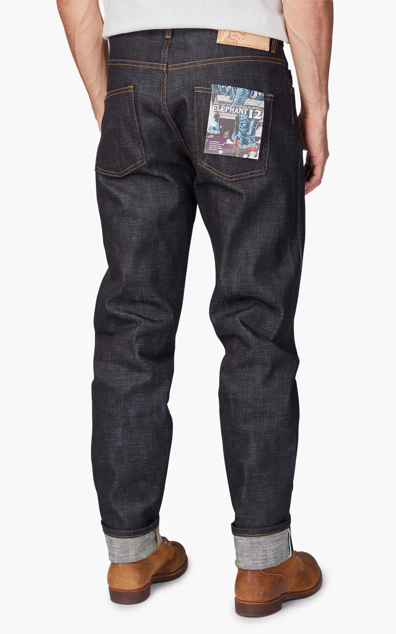 Naked & Famous Denim Easy Guy Elephant 12 Indigo 20oz - Image 4