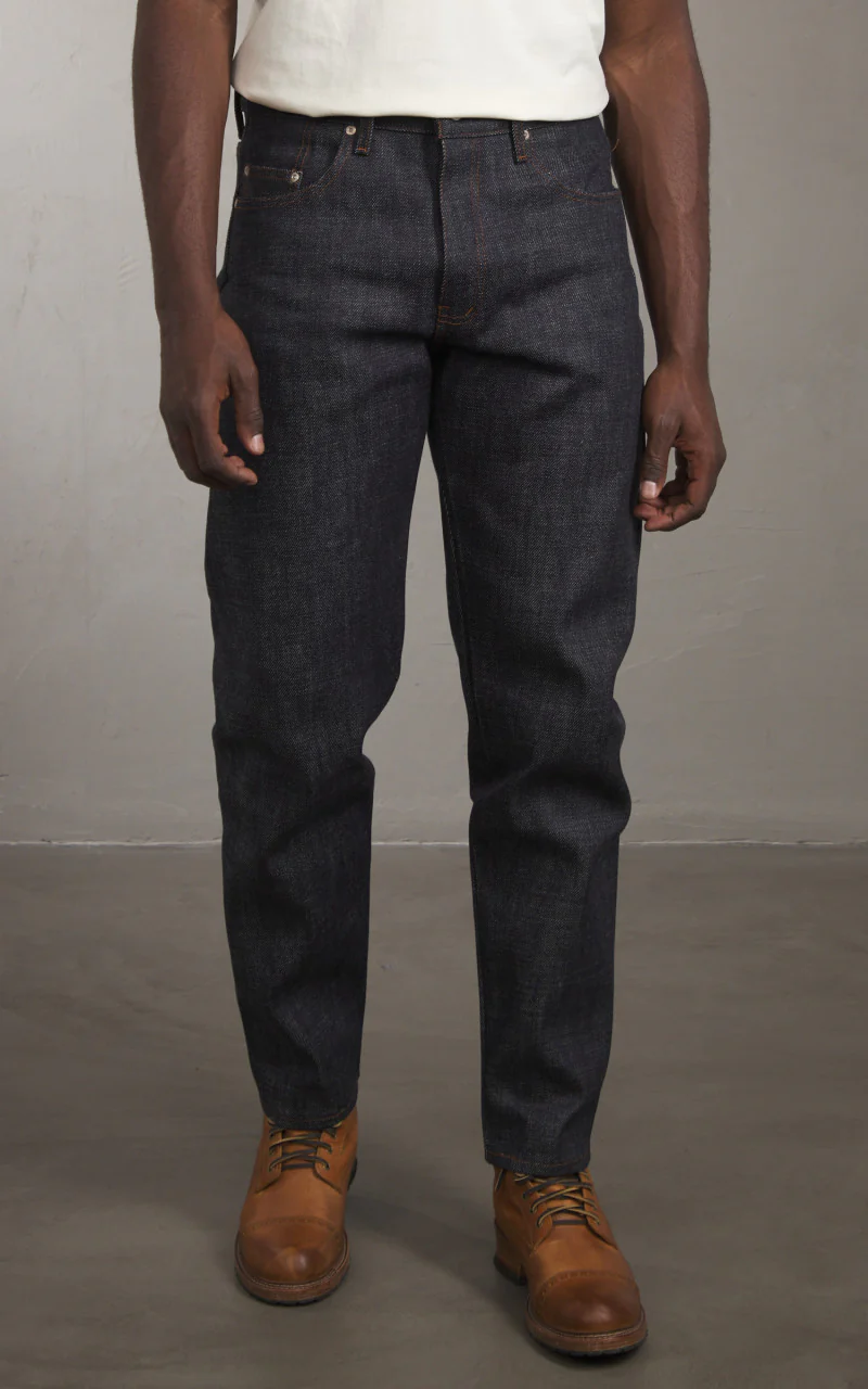 Naked & Famous Denim Easy Guy Elephant 13 Red Core 21oz - Image 2